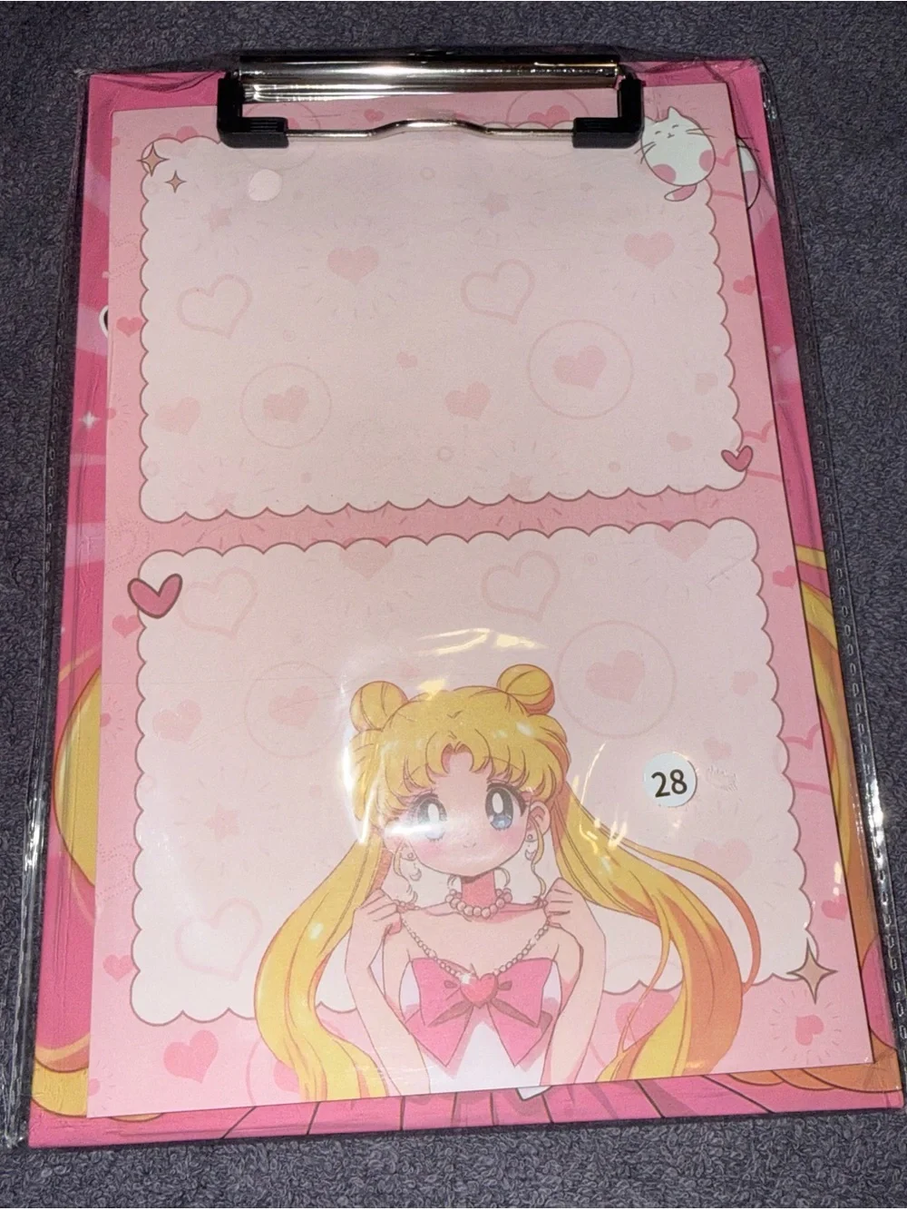 SAILOR MOON Clipboard Notepad -